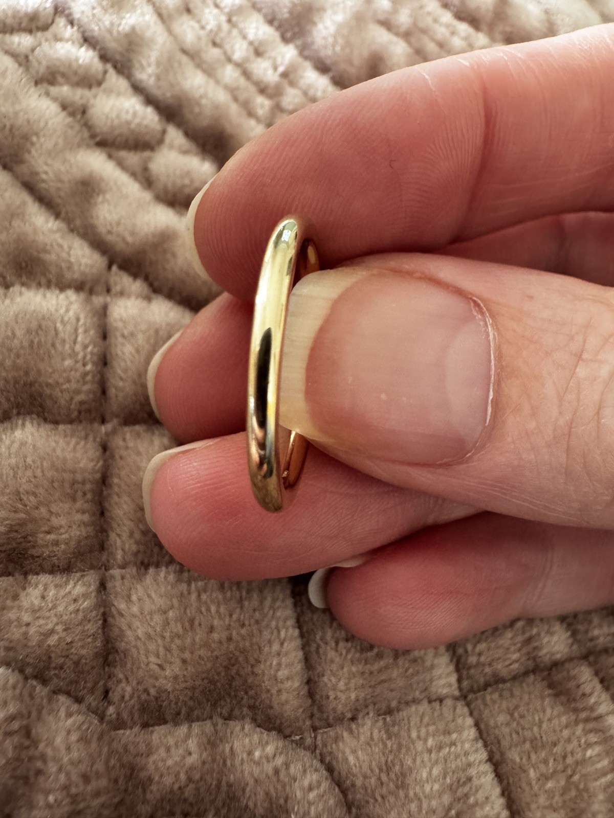 Genuine Pandora 14ct Golden Horizon Chacedony Cabochon Ring 150161ON Size 52