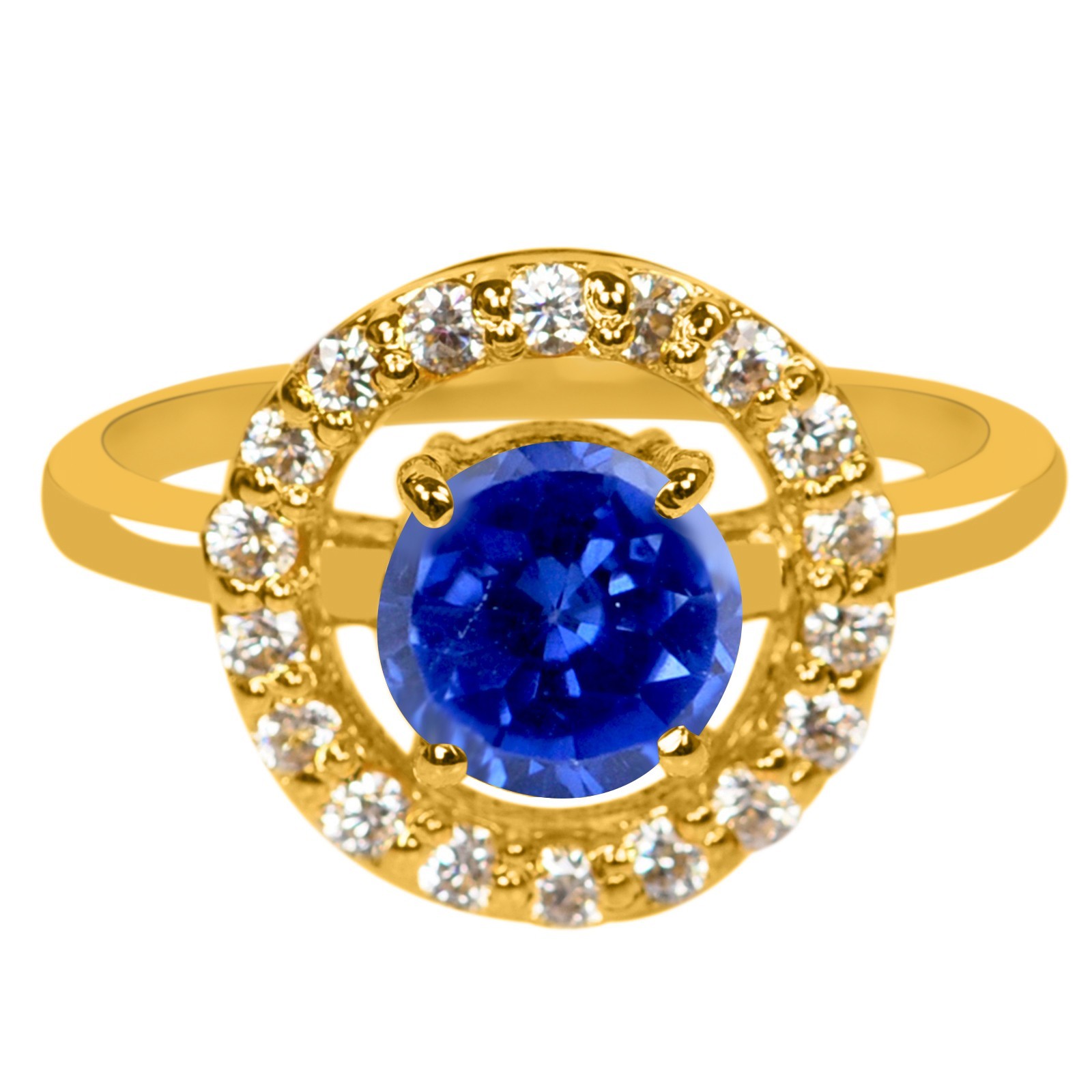 14KT Gold 1.80 Carat Natural Tanzanite IGI Certified Diamond Ring – Tariffs Free