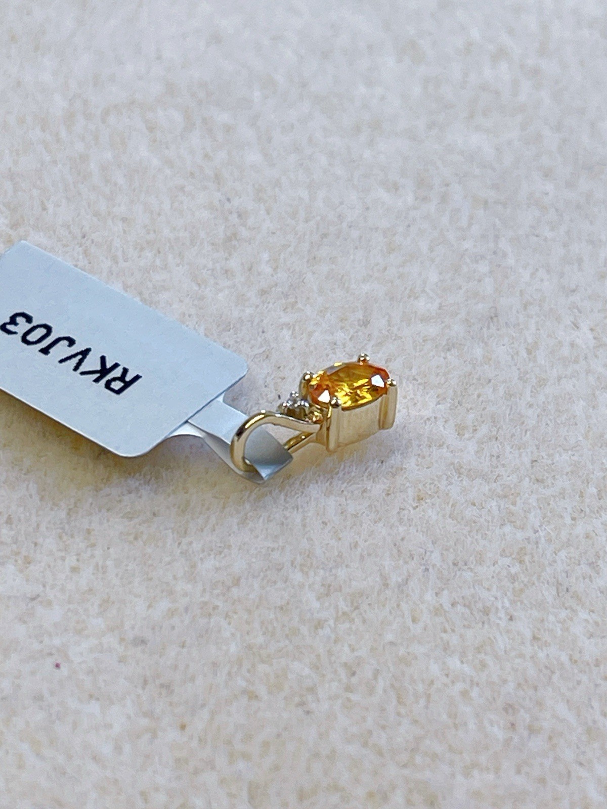 Gemporia 9k Gold Pendant • Not-Enhanced Certified Lotus Sunset Sapphire BNWT COA