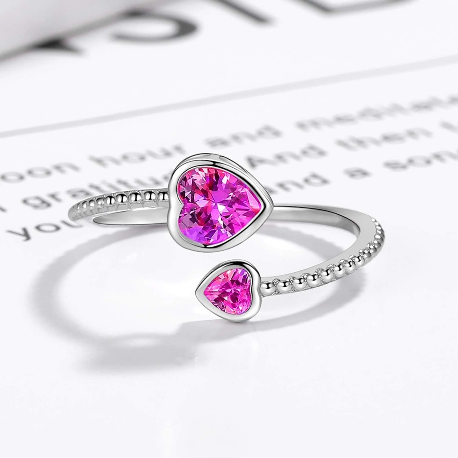 Stunning Birthstone Ring in 925 Silver – Meaningful Gift for All Occasions
