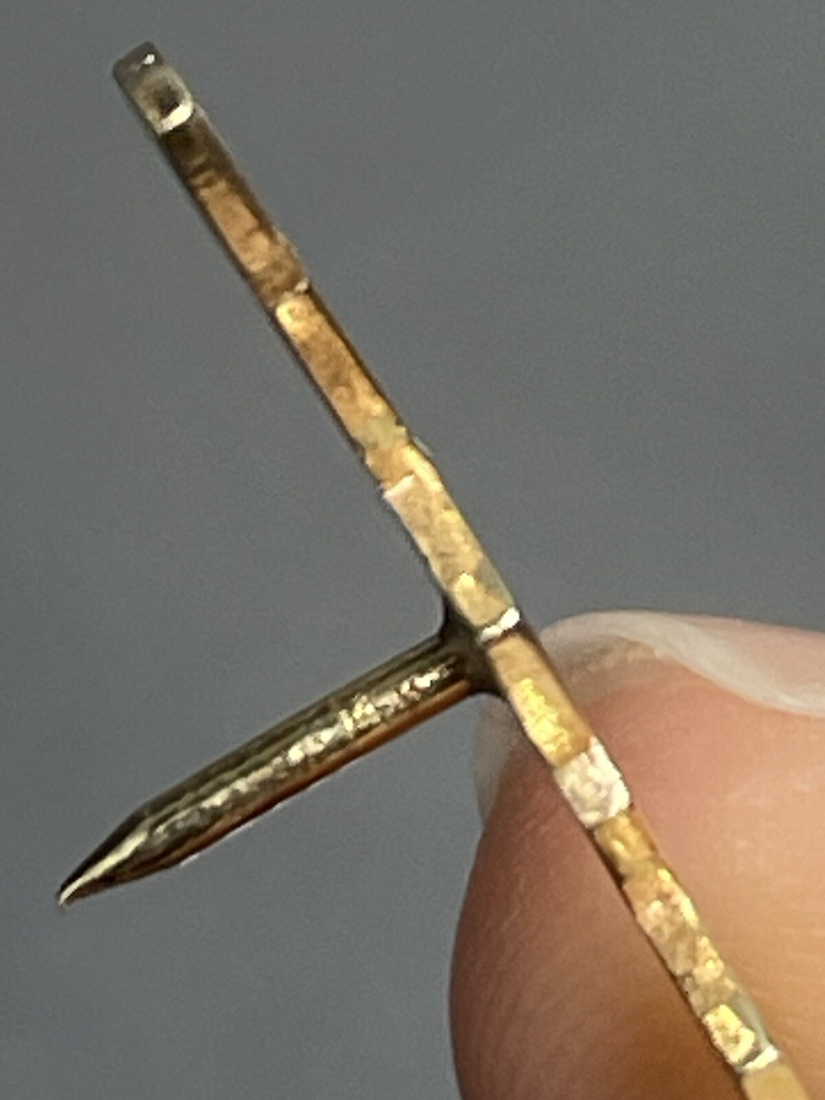Vintage NABCO 14k Yellow Gold Women’s Name Ann Tac Pin 0.75”