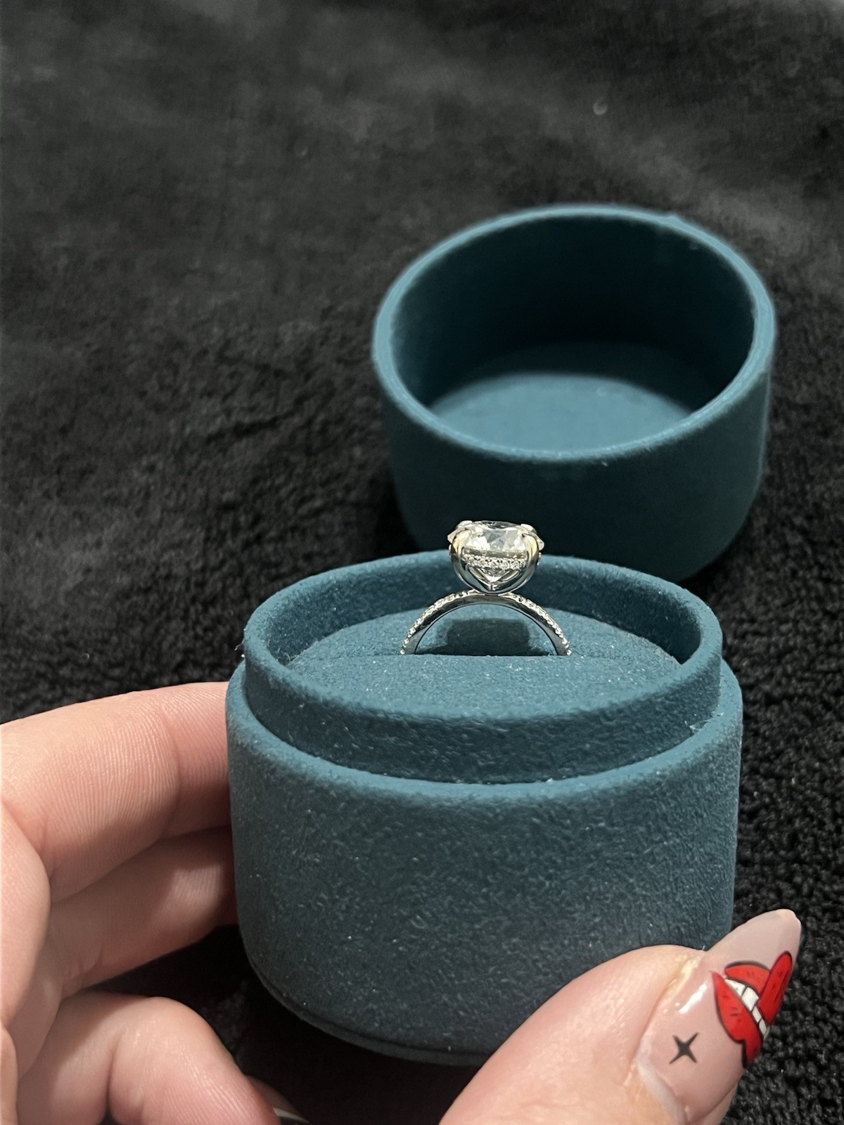 HUGE PRICE DROP 18k White Gold Diamond Ring 4.67ct VS1 Excellent Cut Size 6