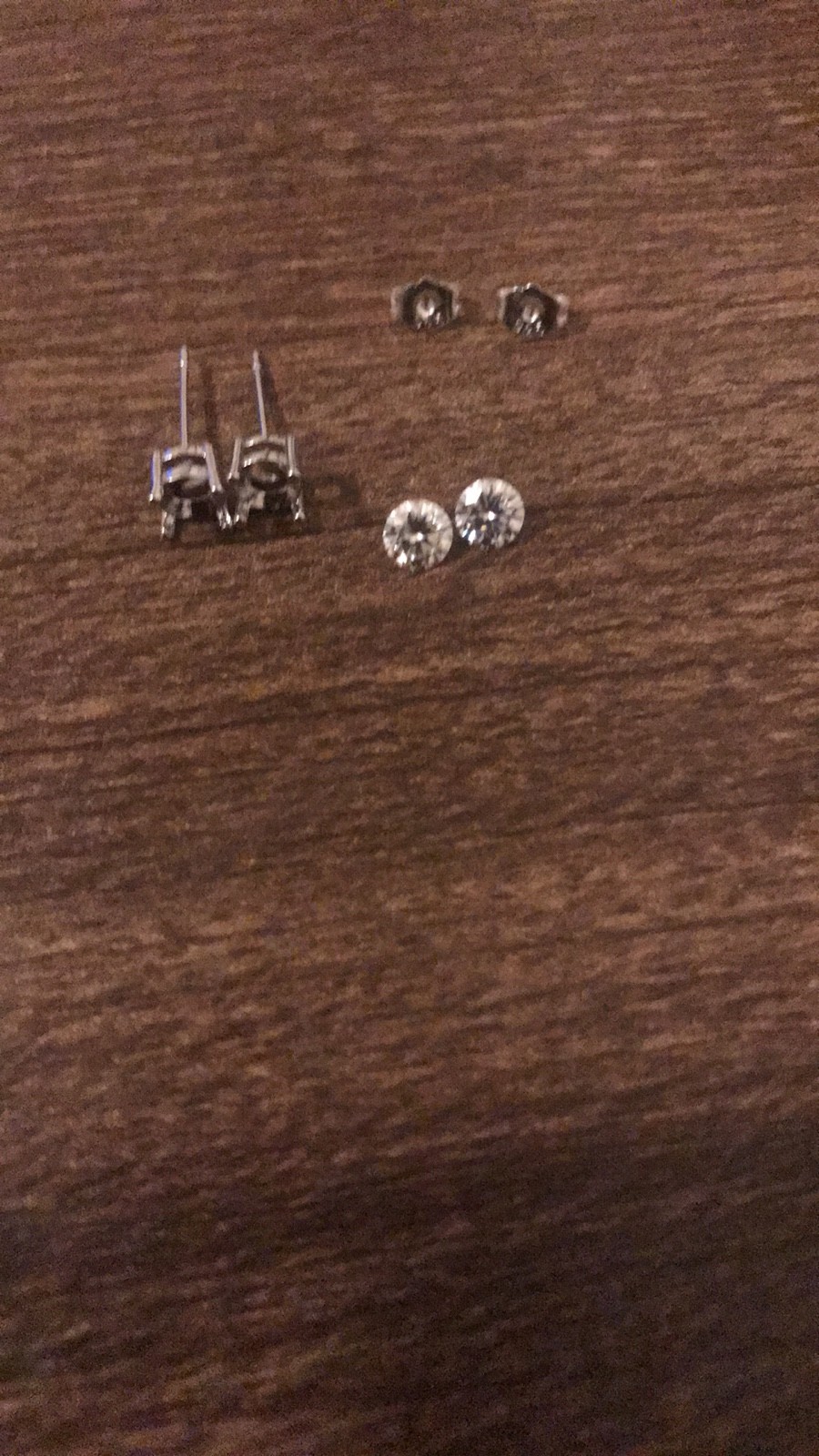 Custom 925 Sterling Silver 6.5mm VVS Moissanite 1.0 CTW Solitaire Stud Earrings