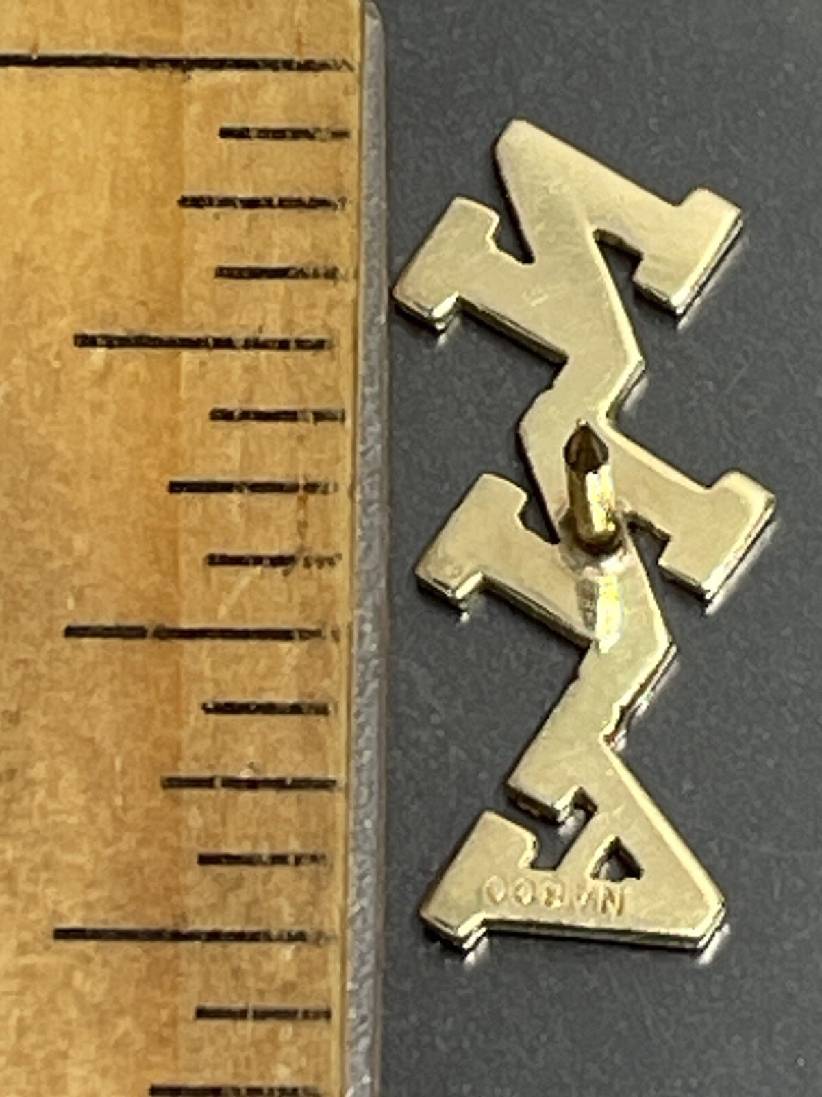 Vintage NABCO 14k Yellow Gold Women’s Name Ann Tac Pin 0.75”