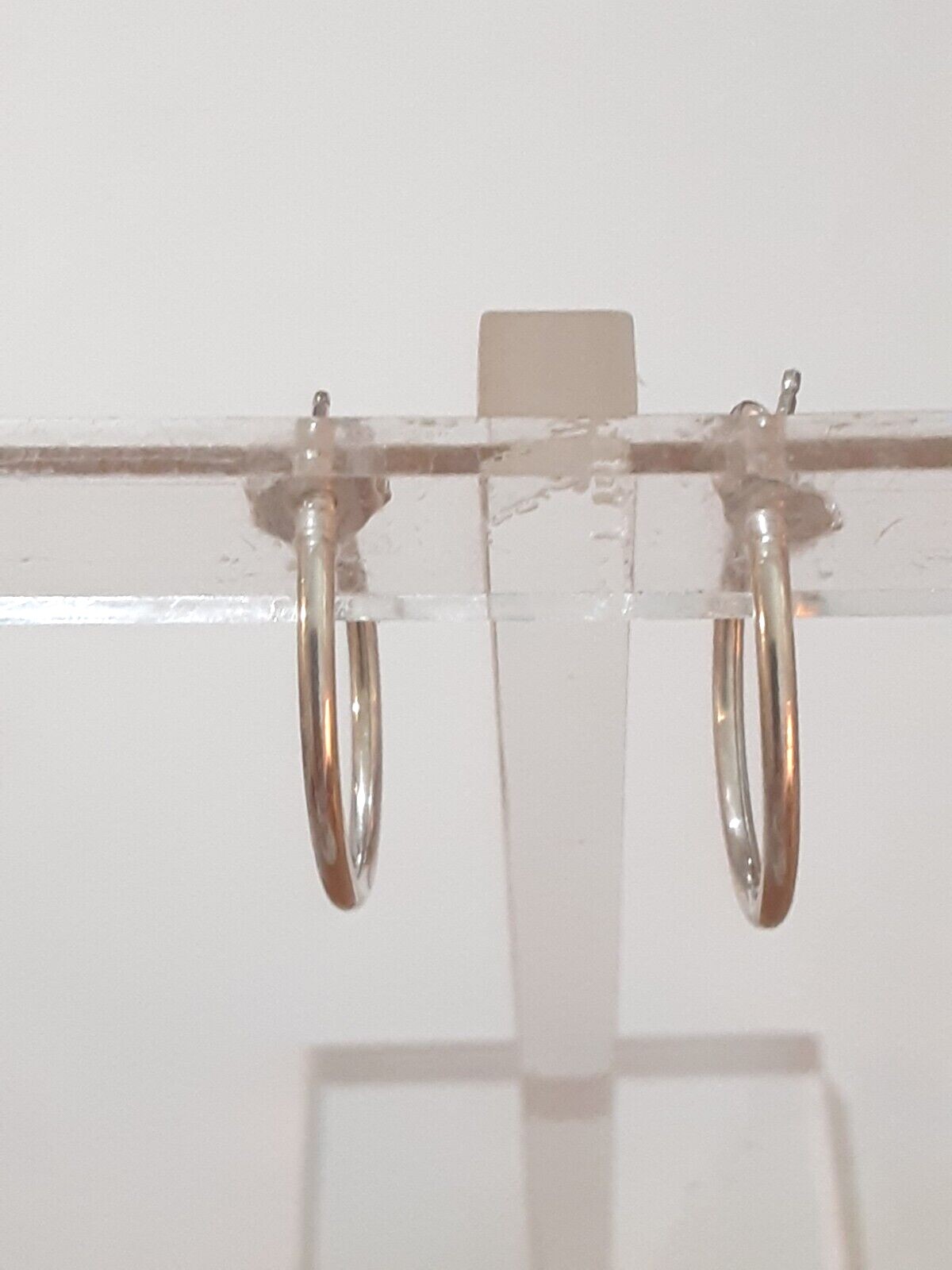 925 Sterling Silver Hoop Earrings 2mm*20 mm