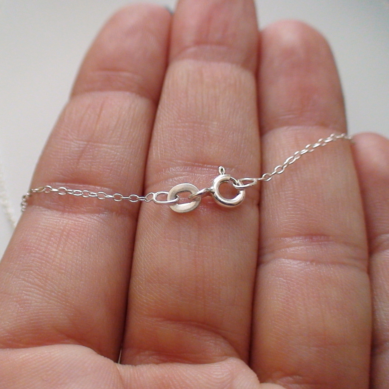 1mm Cable Chain Necklace 925 Sterling Silver – Italy Italian 16″ 18″ 20″ Rolo