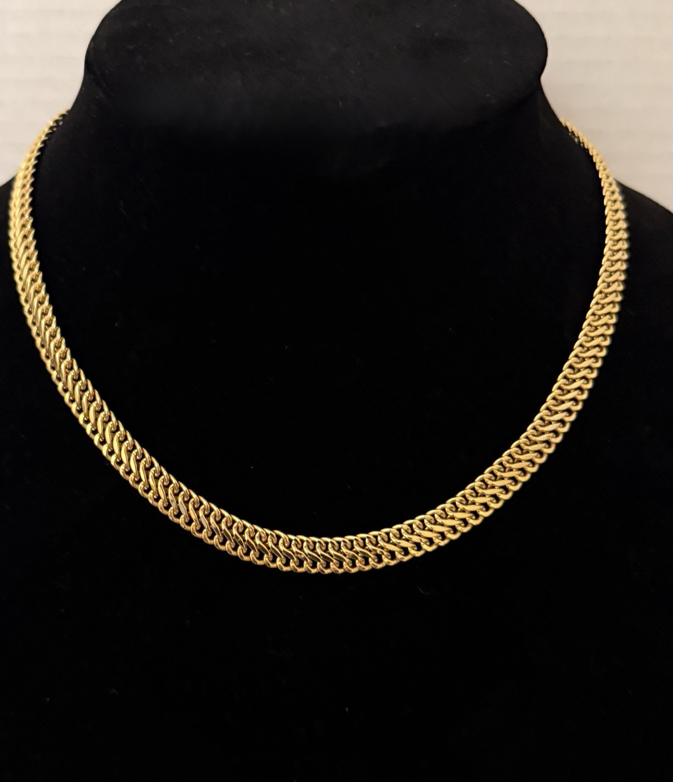 Solid 14K Italian Gold Double Curb Chain 17″ 14g 6mm [SW-0015]