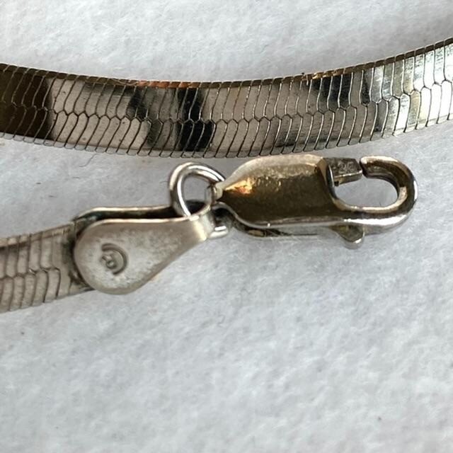 24″ Italian Sterling silver 925 Herringbone Chain Necklace 4.5mm 13.76g Unisex