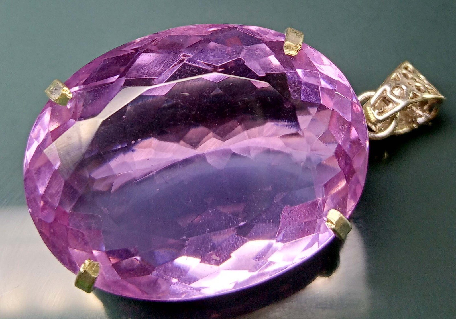 Pink Topaz Pendant Oval Cut 135.10 Ct Natural Loose Gemstone EGL Certified PD034