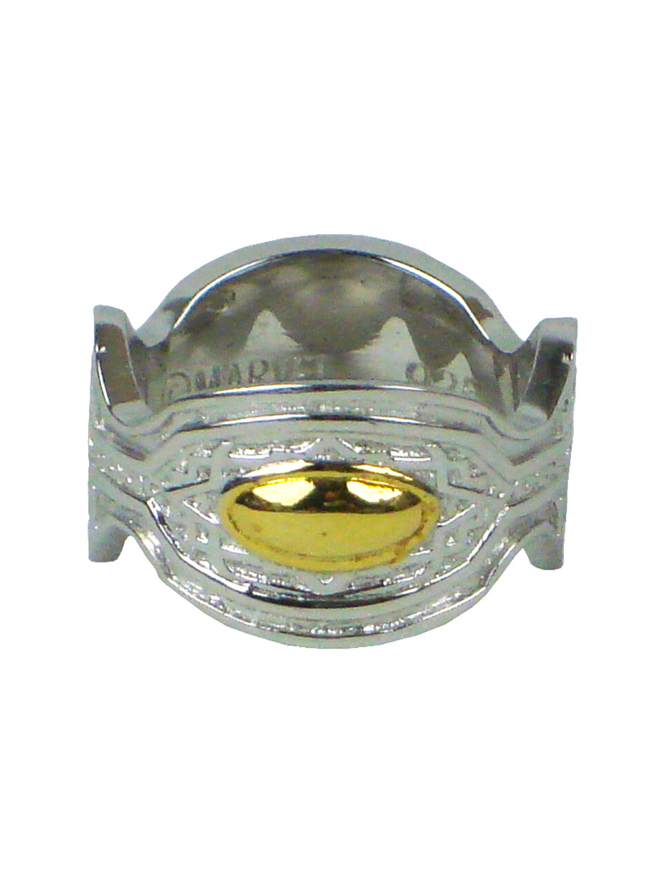 Black Panther Sterling Silver 14k Gold Men’s Ring Size 5 Wakanda Marvel Comics