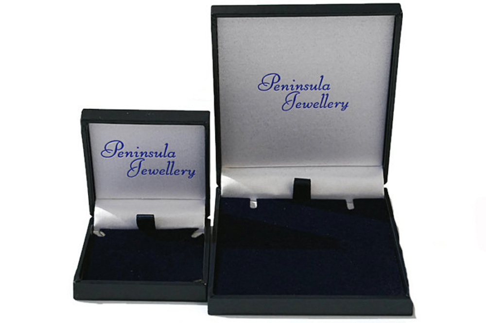9ct White Gold Citrine Studs Teardrop Earrings Made in UK Gift Boxed
