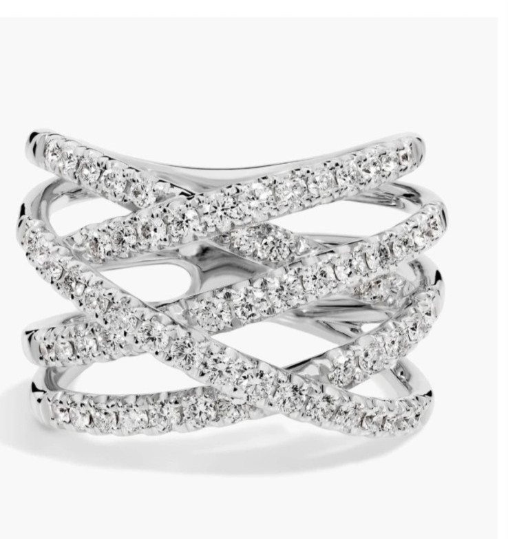 Round Cut 4.00 Carat Lab Grown Diamond Ring for Engagement in 14K White Gold