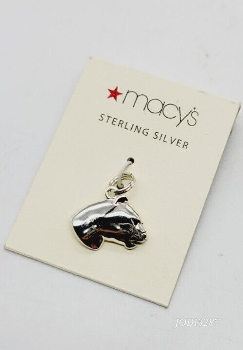 Sterling Silver Panther Charm Big Cat 925 Macy’s .75 in $30
