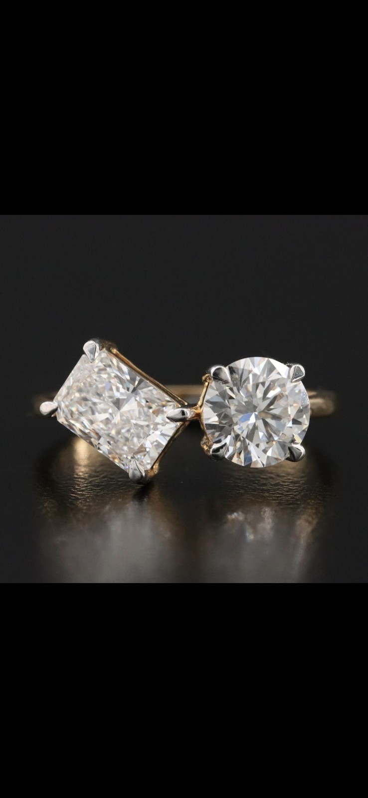 14K 2.22 CTW Lab Grown Diamond Ring with IGI Reports