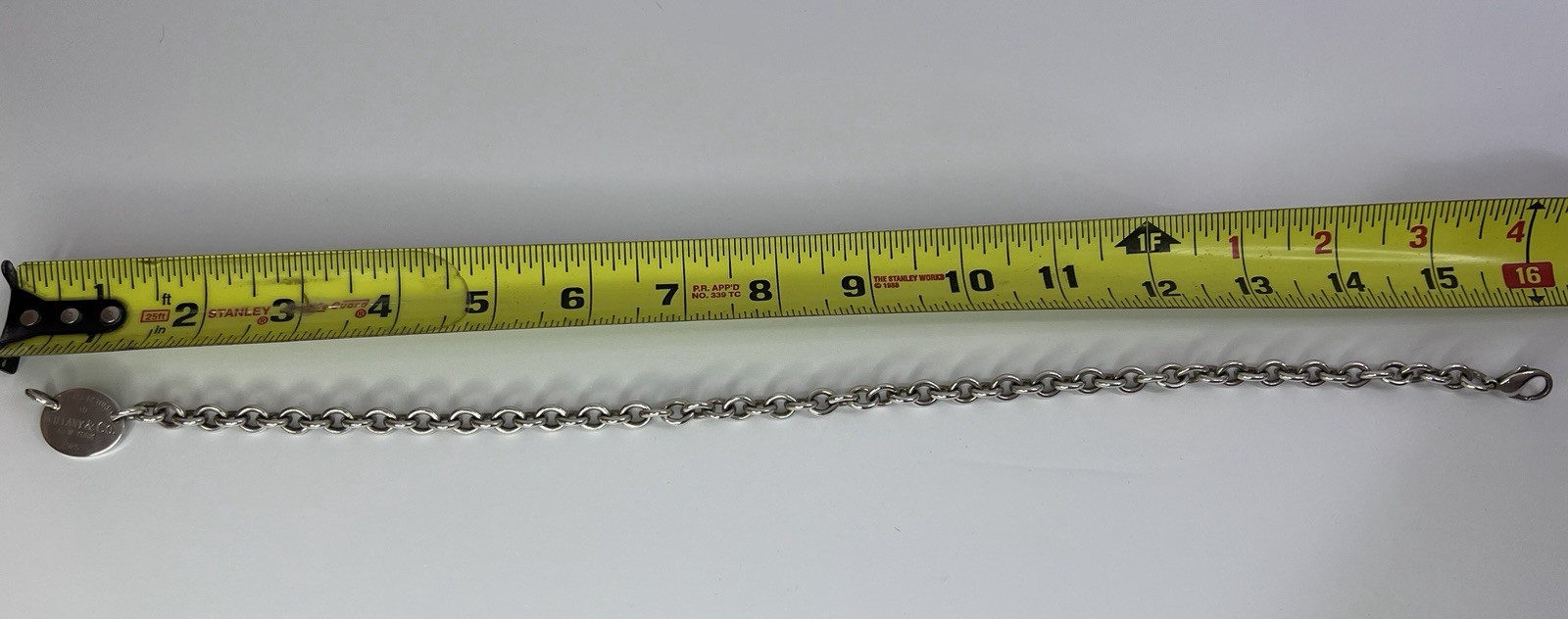 Tiffany & Co. “Return to Tiffany” Silver 925 Oval Tag Chain Necklace