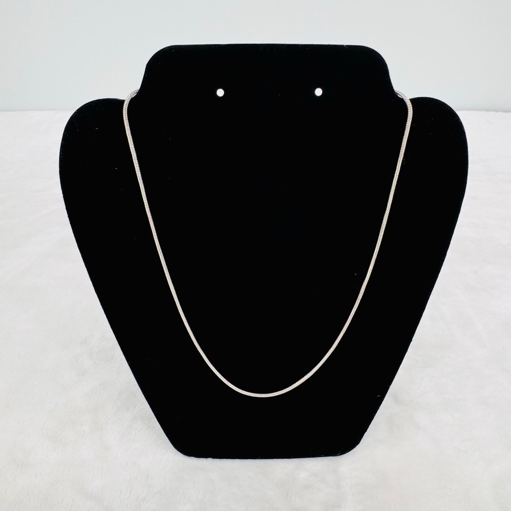 Sterling Silver Snake Chain 18 inches Stamped 925 Lobster Clasp