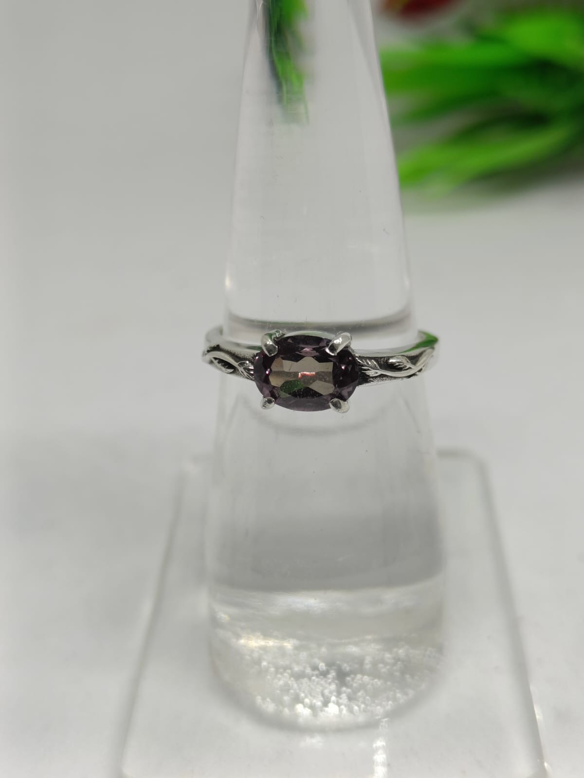 Vintage Alexandrite Ring, Engagement Ring, 925 Sterling Silver Ring, Anniversary