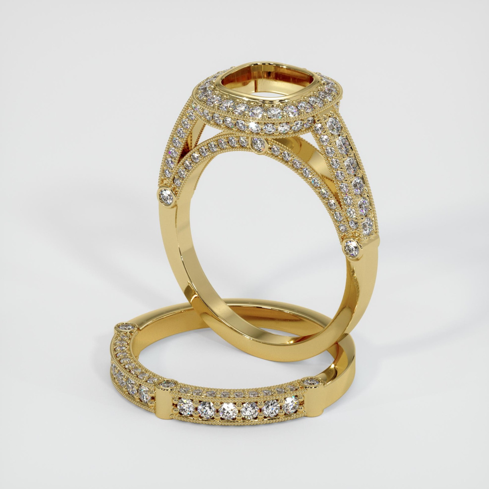 Tanzania Cushion Red Ruby 18K Yellow Gold Ring 10.35CT