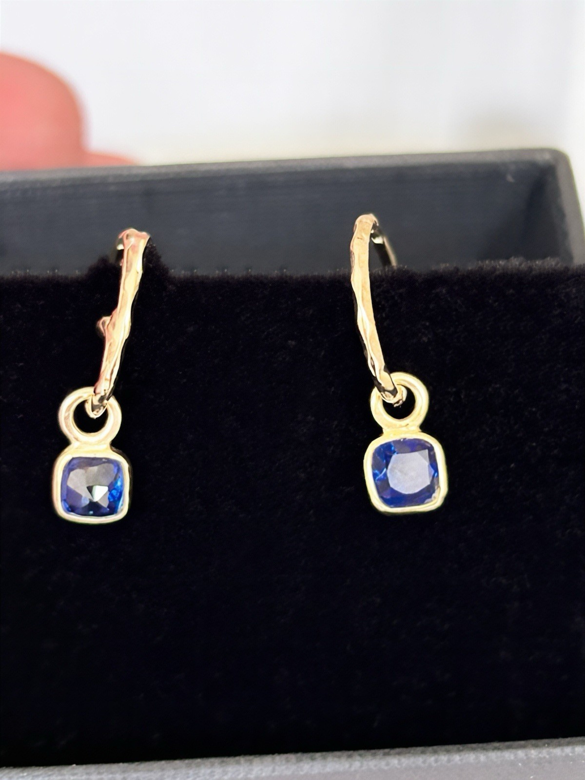 Solid 14ct Gold Natural Sapphire Earrings💎