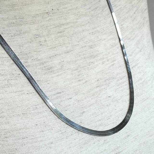 24″ Italian Sterling silver 925 Herringbone Chain Necklace 4.5mm 13.76g Unisex