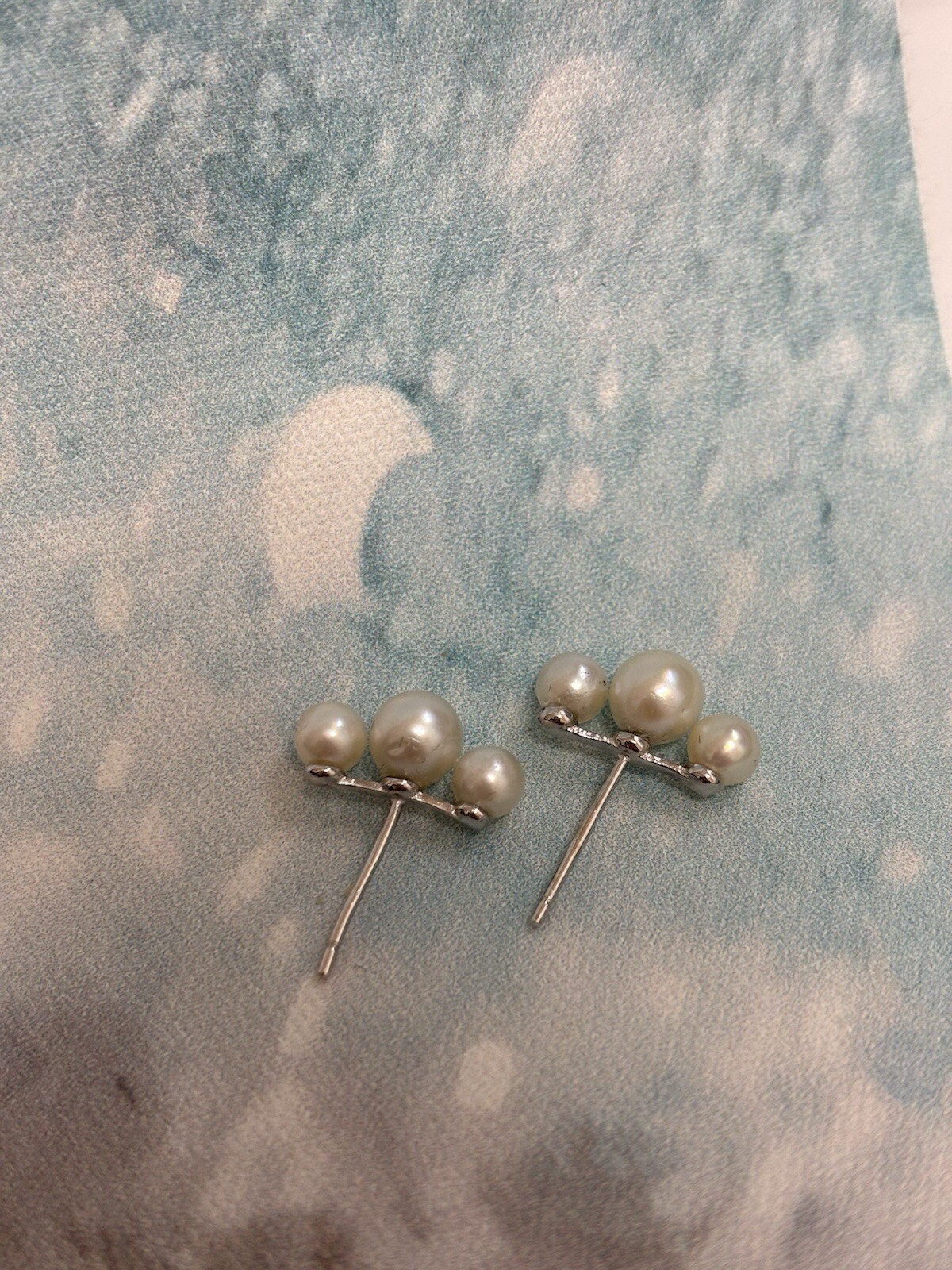Stunning Japanese Akoya Pearl Earrings With 4.9mm Repurposed MIKIMOTO Pearls