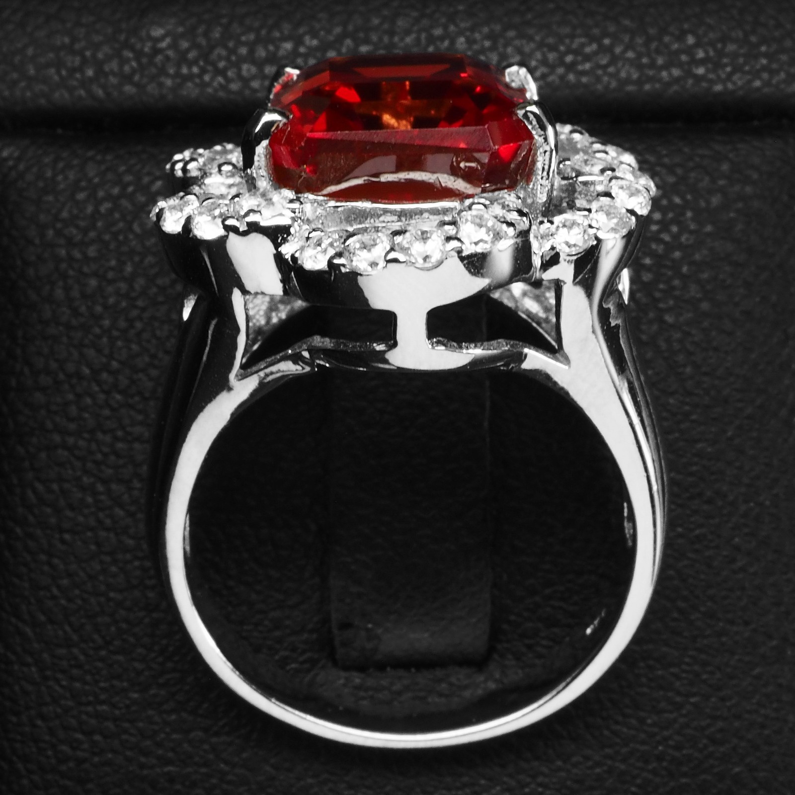 Glittering Pink Padparadscha Sapphire 10.35Ct 925 Sterling Silver Handmade Rings