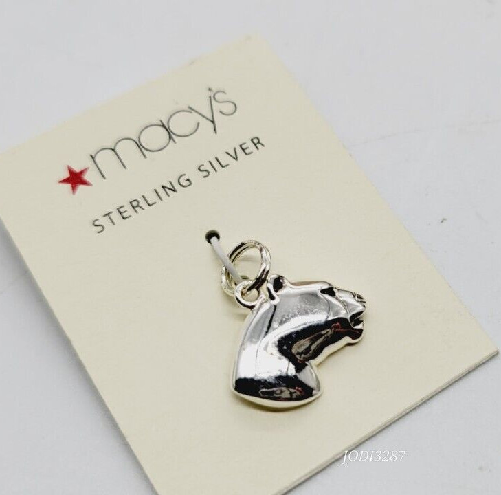 Sterling Silver Panther Charm Big Cat 925 Macy’s .75 in $30