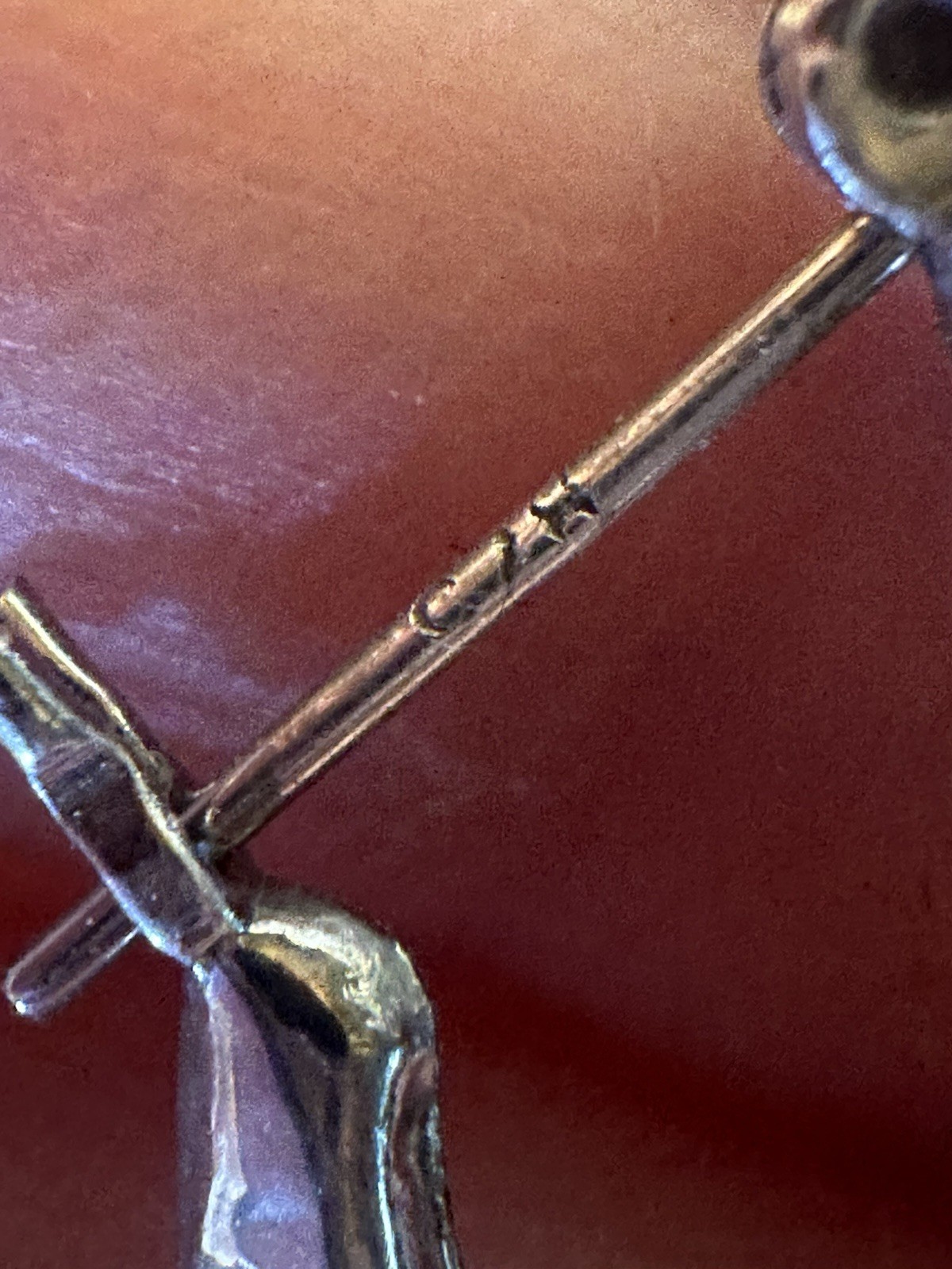 Southwestern Inlay Stamped Angled 925 Sterling Silver Hoop Earrings .75 In