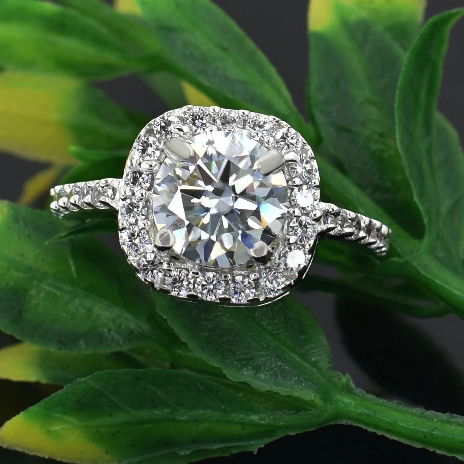 4.40Cts. Round Shape Certified White Diamond Ring In Solitaire – Tariff Free