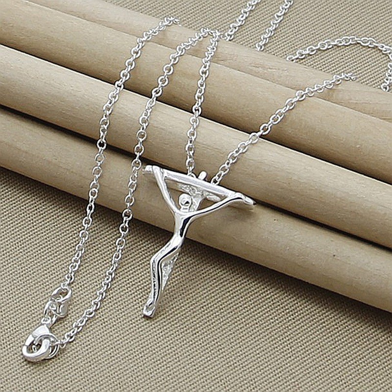 Silver plated Jesus necklace Korean version hot selling popular necklace