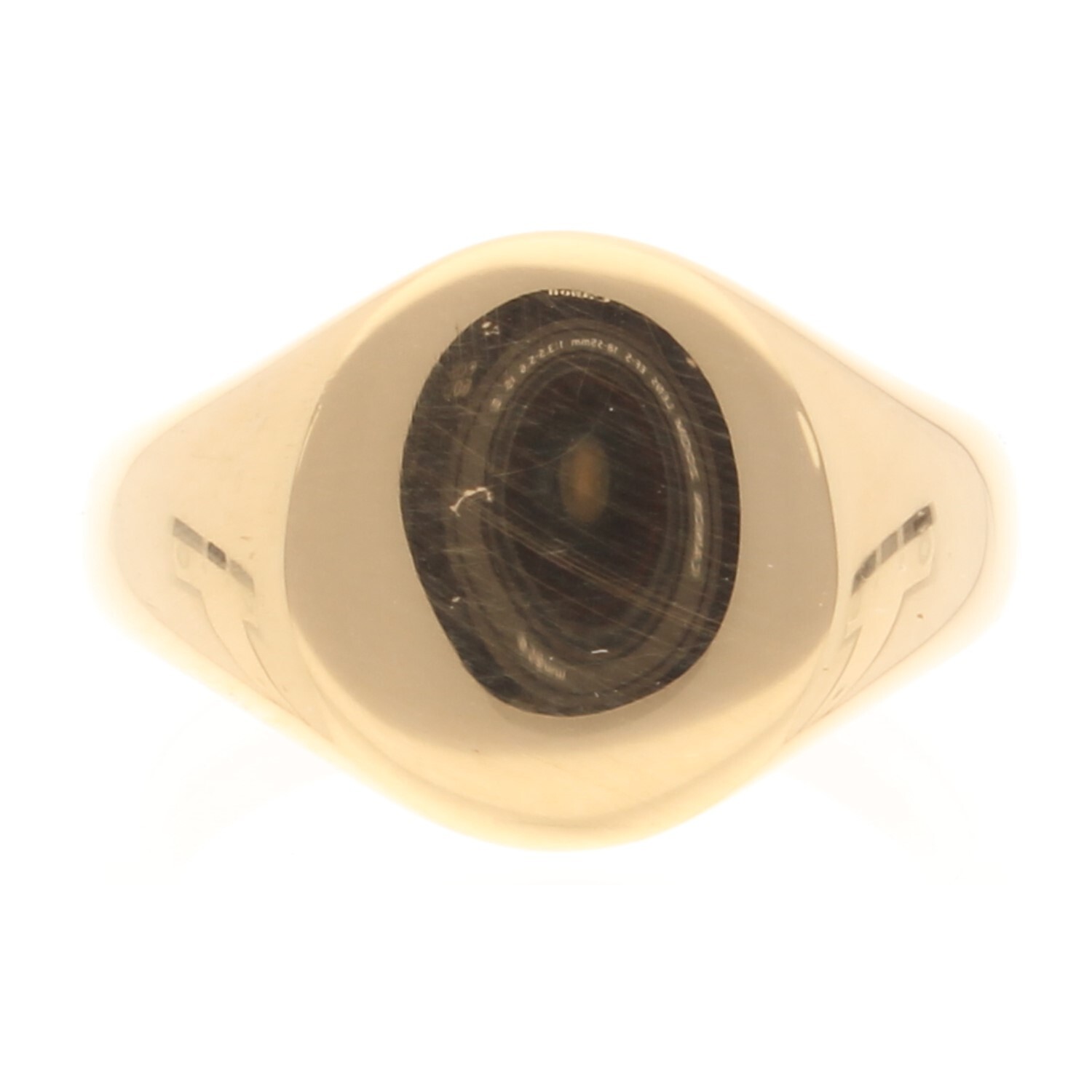 Antique 18Carat Yellow Gold Signet Ring (Size S) 14.5mm Wide