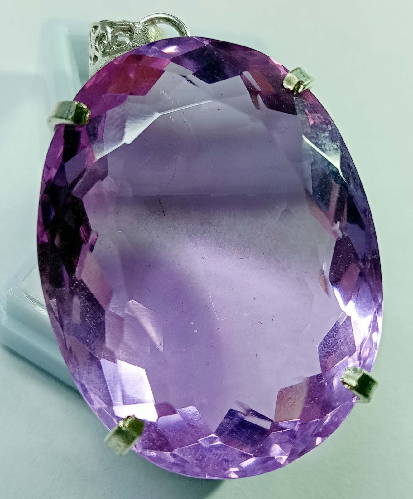 Pink Topaz Pendant Oval Cut 135.10 Ct Natural Loose Gemstone EGL Certified PD034