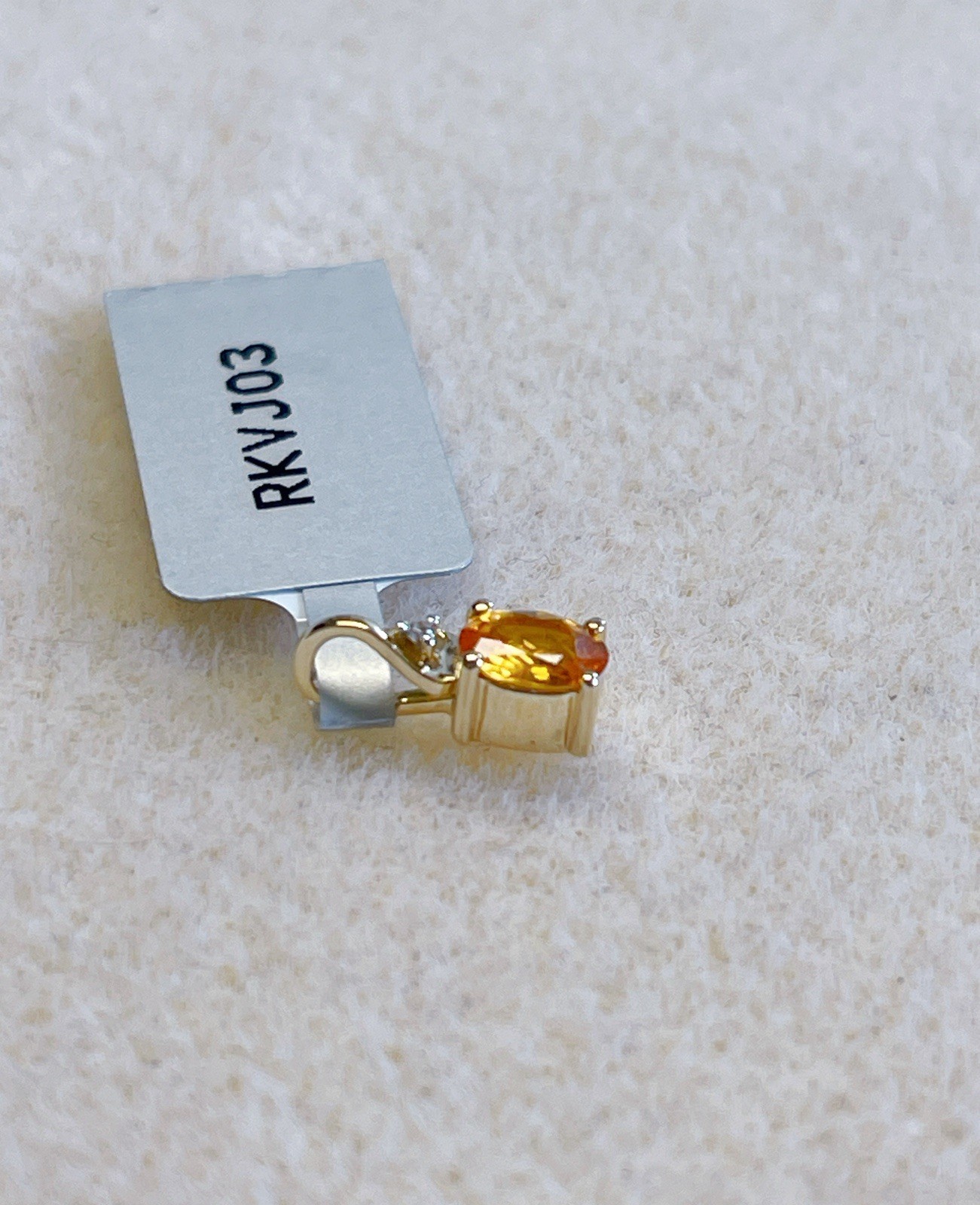 Gemporia 9k Gold Pendant • Not-Enhanced Certified Lotus Sunset Sapphire BNWT COA
