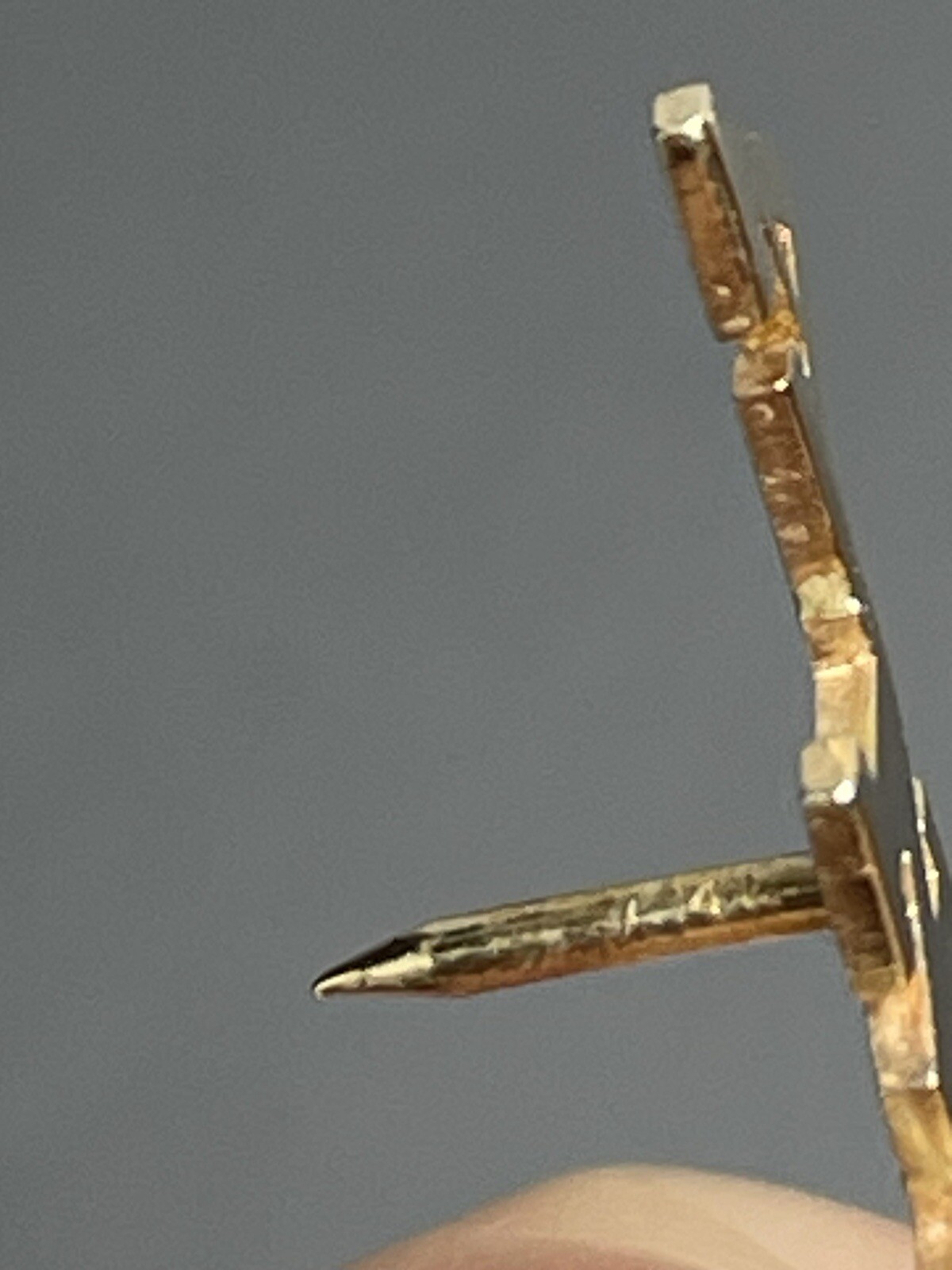 Vintage NABCO 14k Yellow Gold Women’s Name Ann Tac Pin 0.75”