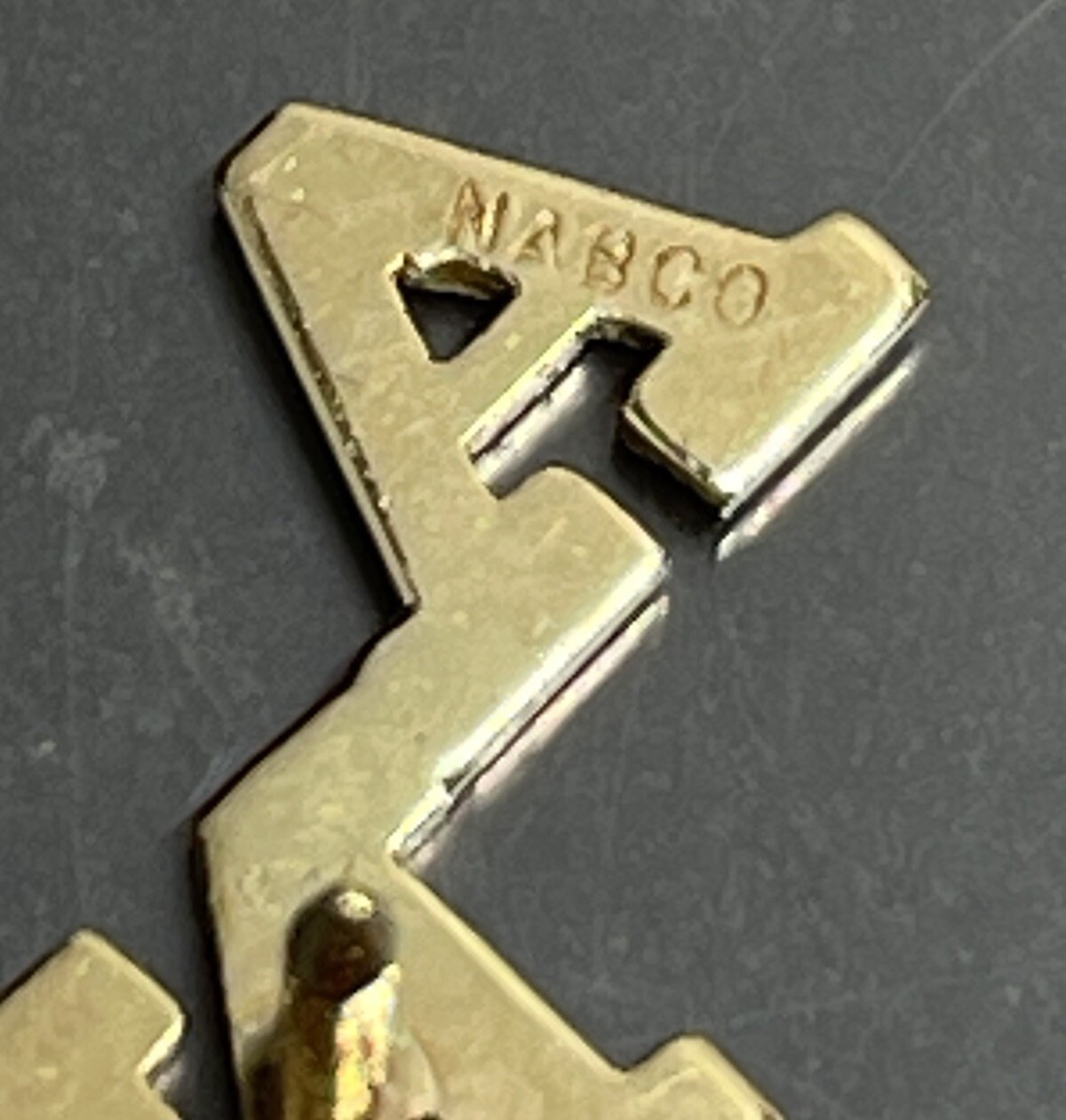 Vintage NABCO 14k Yellow Gold Women’s Name Ann Tac Pin 0.75”