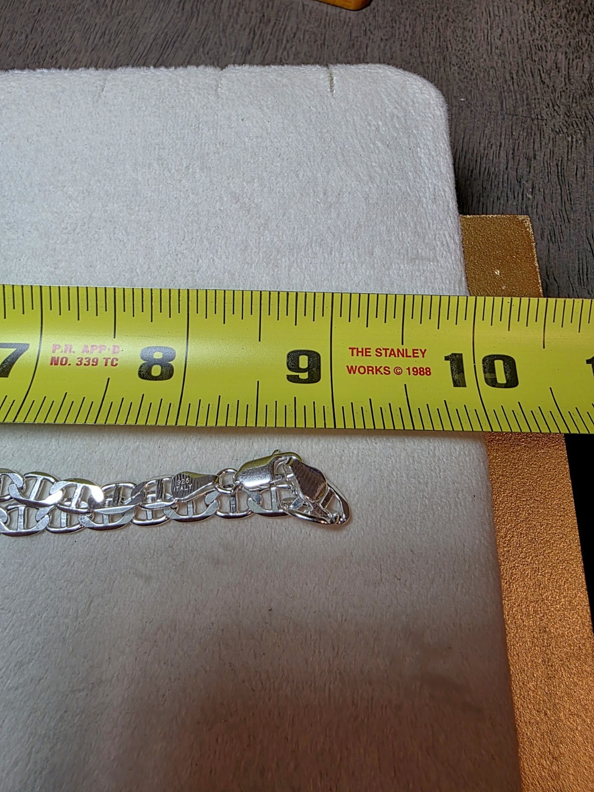 18″ 5.5mm 15g Flat Mariner Chain Solid 925 Solid Silver
