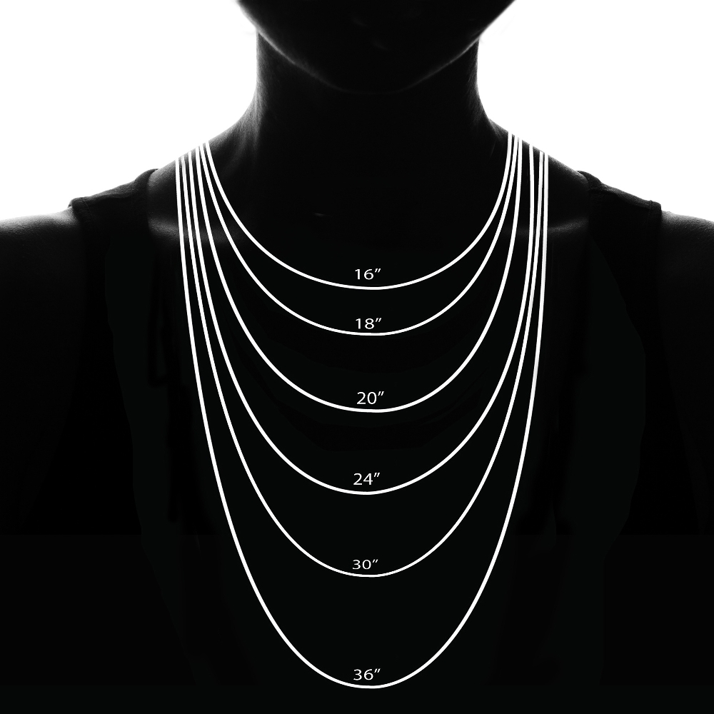 .925 Sterling Silver Italian 2.5mm Diamond-Cut Twist Chain Necklace in 16-30″