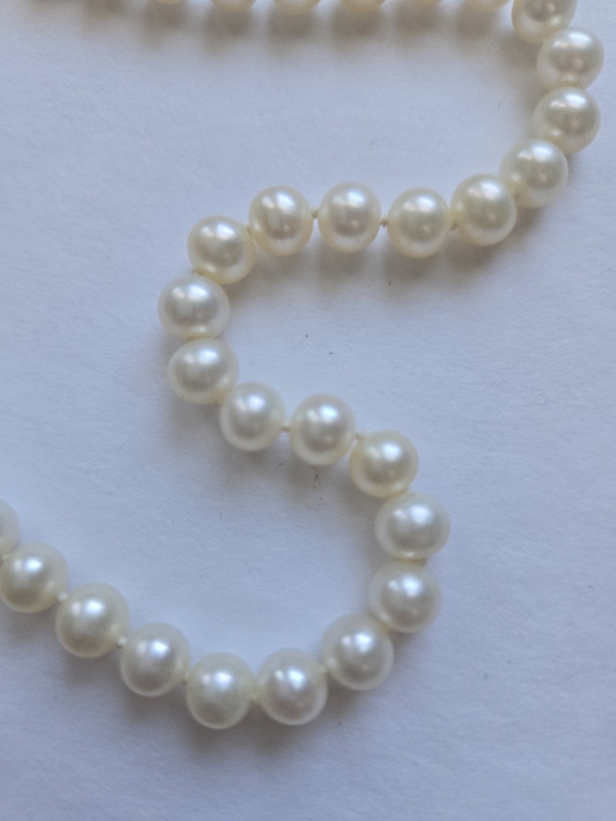 Mikimoto Blue Lagoon Solid 14K Gold Pearl Necklace-23.12 Grams