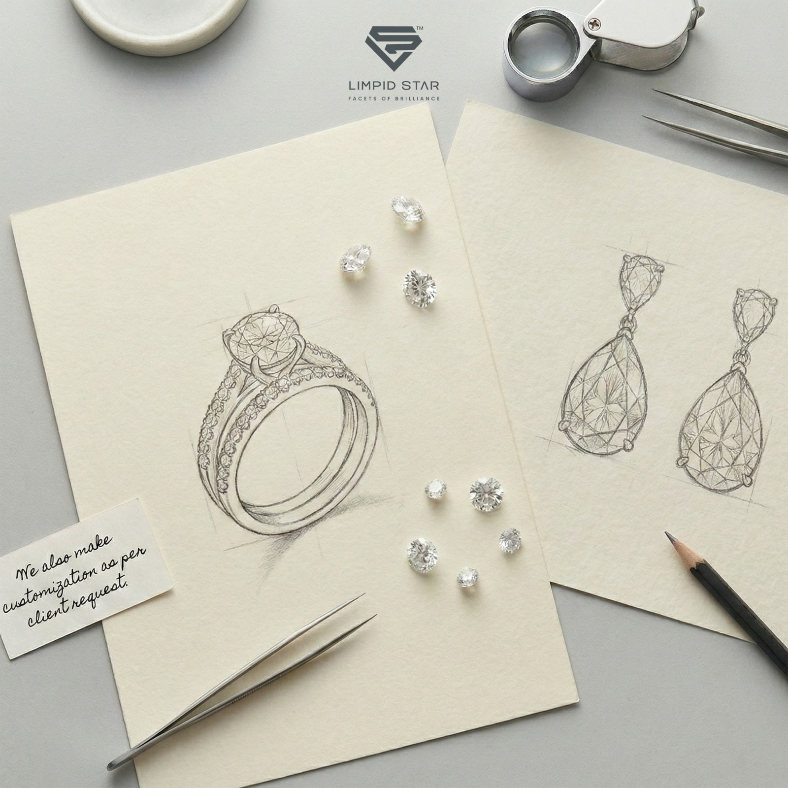 Pear Lab Grown Diamond Drop Earrings, 925 Silver Dangle Bridal Jewelry